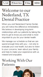 Mobile Screenshot of nederlandfamilydental.com